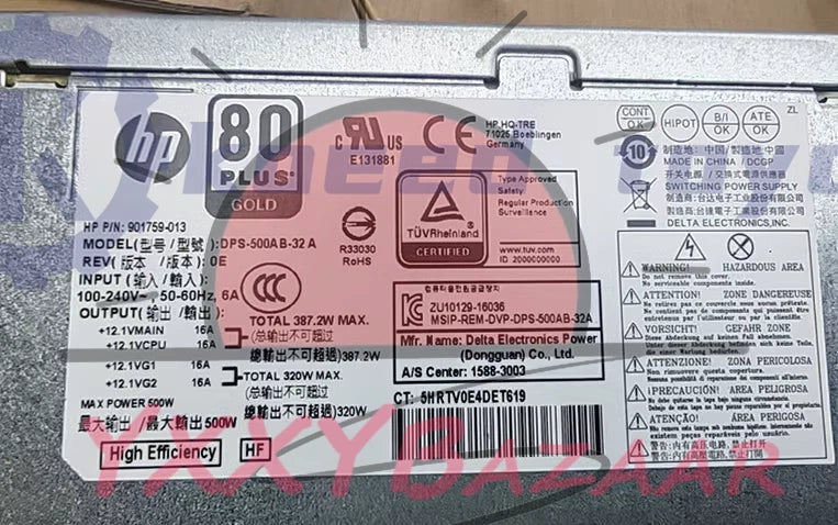 1PCS For HP ENVY Desktop 795-0003UR L05757-800 Power Supply PSU 500W