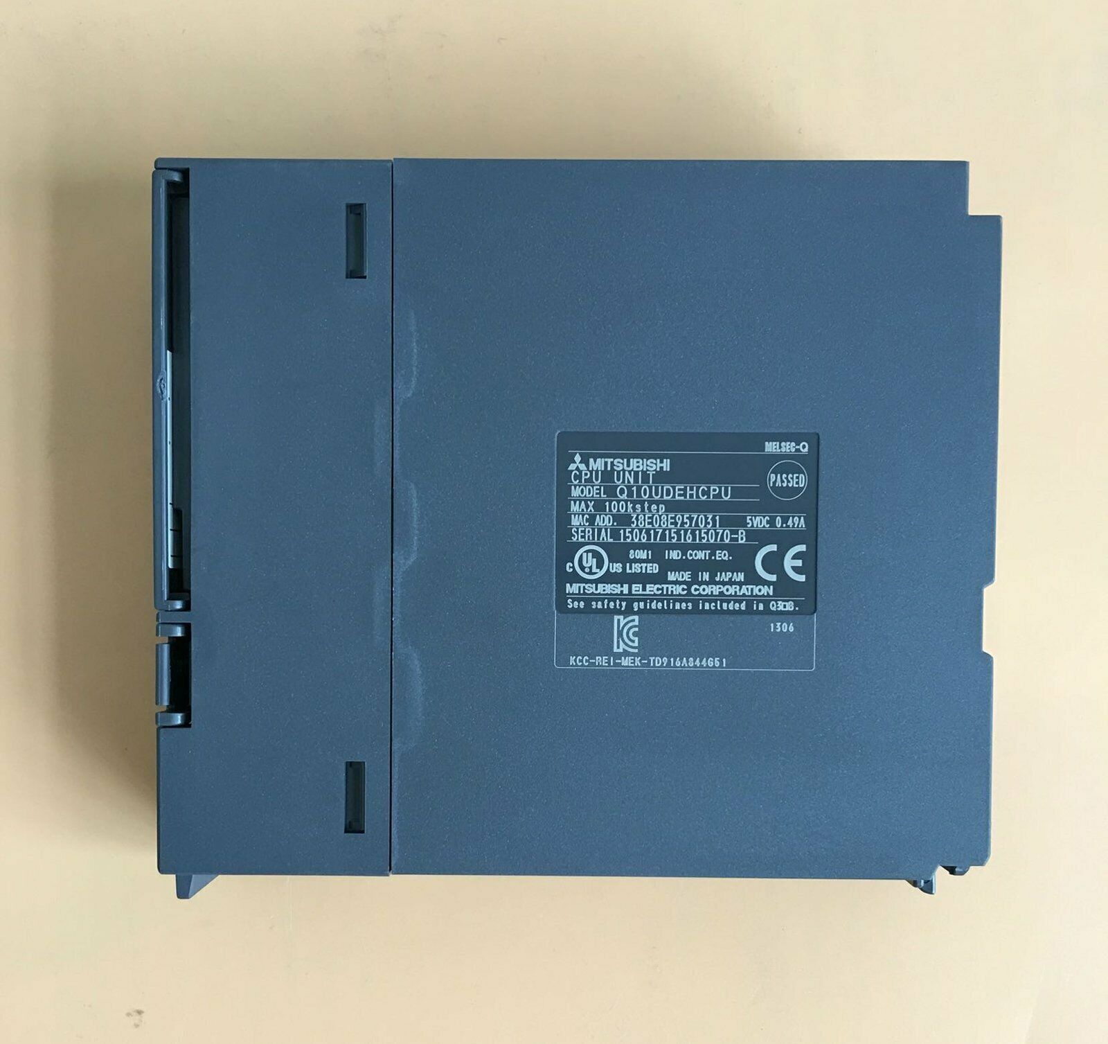 Used Mitsubishi Q Series CPU Module Q10UDEH Tested Good Condition - MITSUBISHI