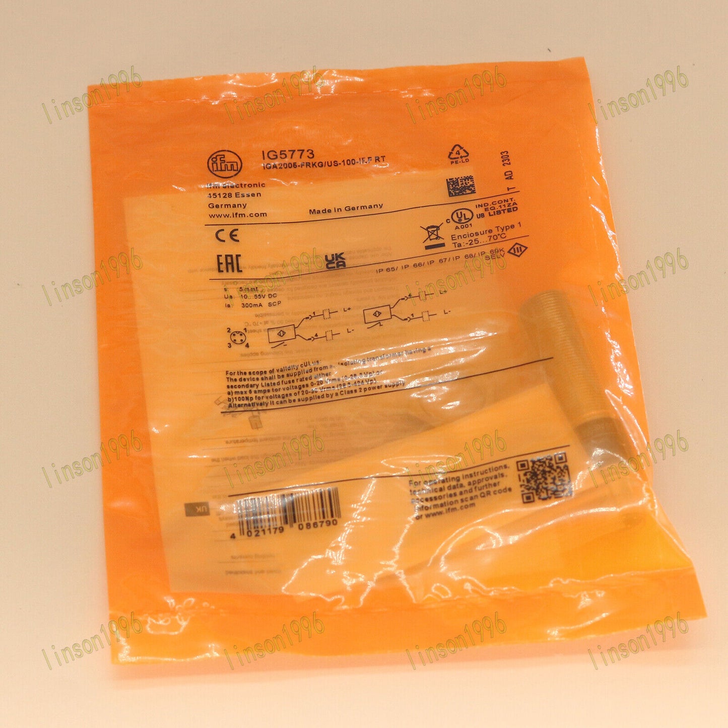 1PC IFM IG5773 Inductive Proximity Switch Sensor for Ship - IFM