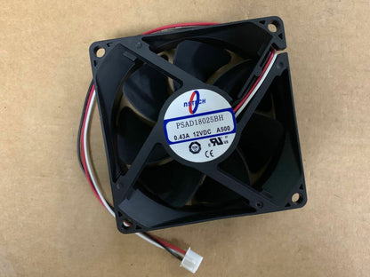 new NSTECH PSAD18025BH A500 DC12V 0.43A 8CM Double Ball Fan 3pin