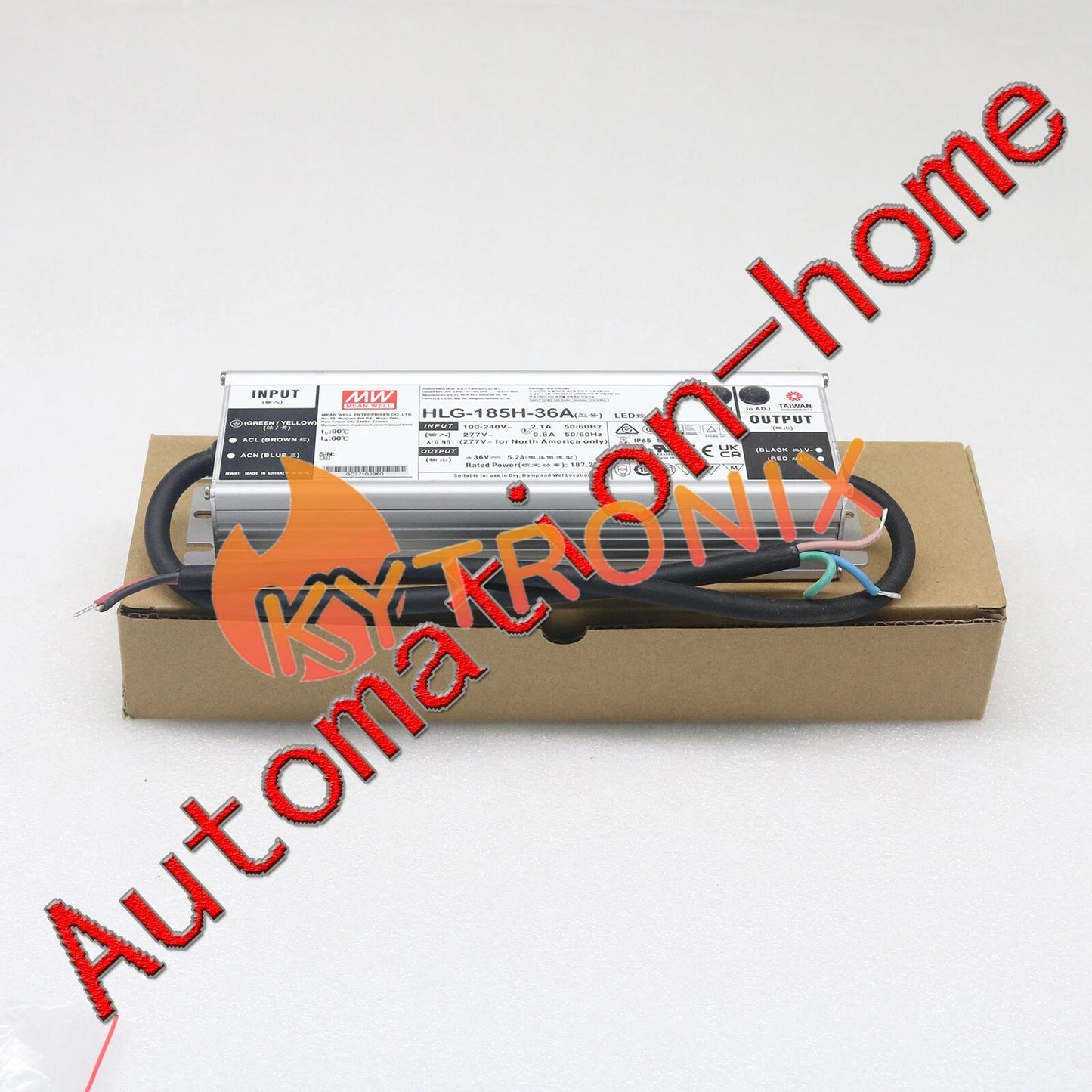 1 pcs MEAN WELL HLG-185H-36A 36V 5.2A power supply