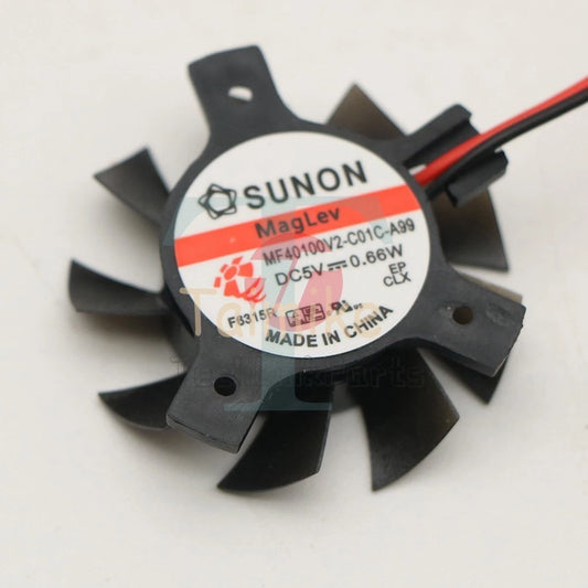 1 pcs SUNON Fan MF40100V2-C01C-A99 DC5V 0.66W 4010 4CM 2 wire Silent fan