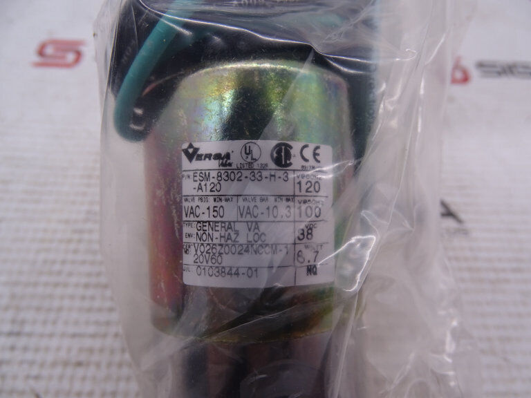 ES-8302-22-CB-H-3-A120 VALVE - Versas Valve - VERSAS VALVES