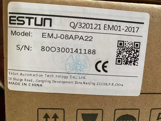 1PCS ESTUN servo motor EMJ-08APA22 0.75KW 4.0A AC220V