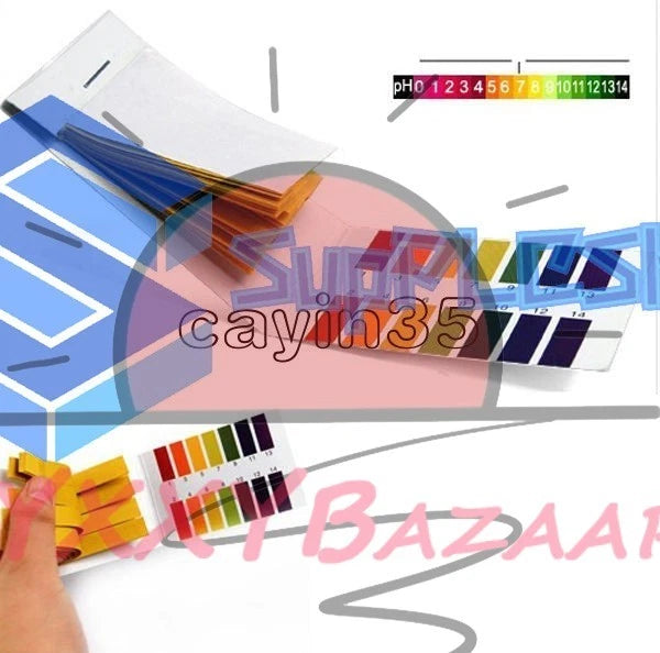 80Pcs PH Indicator Test Strips 1-14 Laboratory Paper Litmus Tester Urine Saliva
