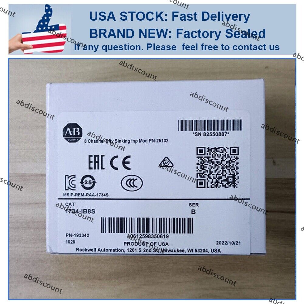 Allen-Bradley 1734-IB8S Safety Sinking Input Module: 1734 IB8S Safety Sinking Input Module - ALLEN-BRADLEY