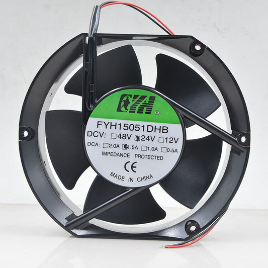 1pcs  FYS FYH15050DHB 15CM 24v 1.5A 17251 Automotive Air Conditioning Fan