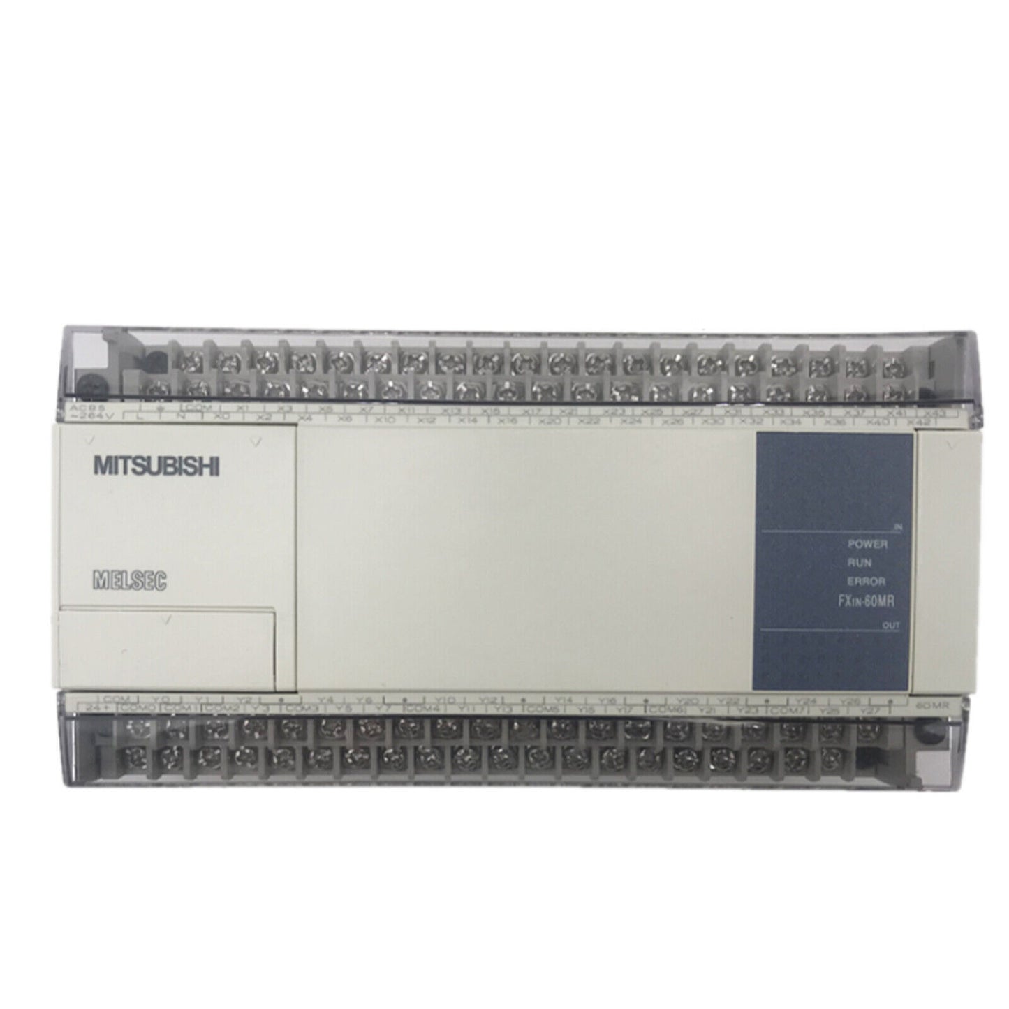 Mitsubishi Melsec FX1N60MR001 programmable logic controller with 40 I/O ports and 16-bit processing - MITSUBISHI
