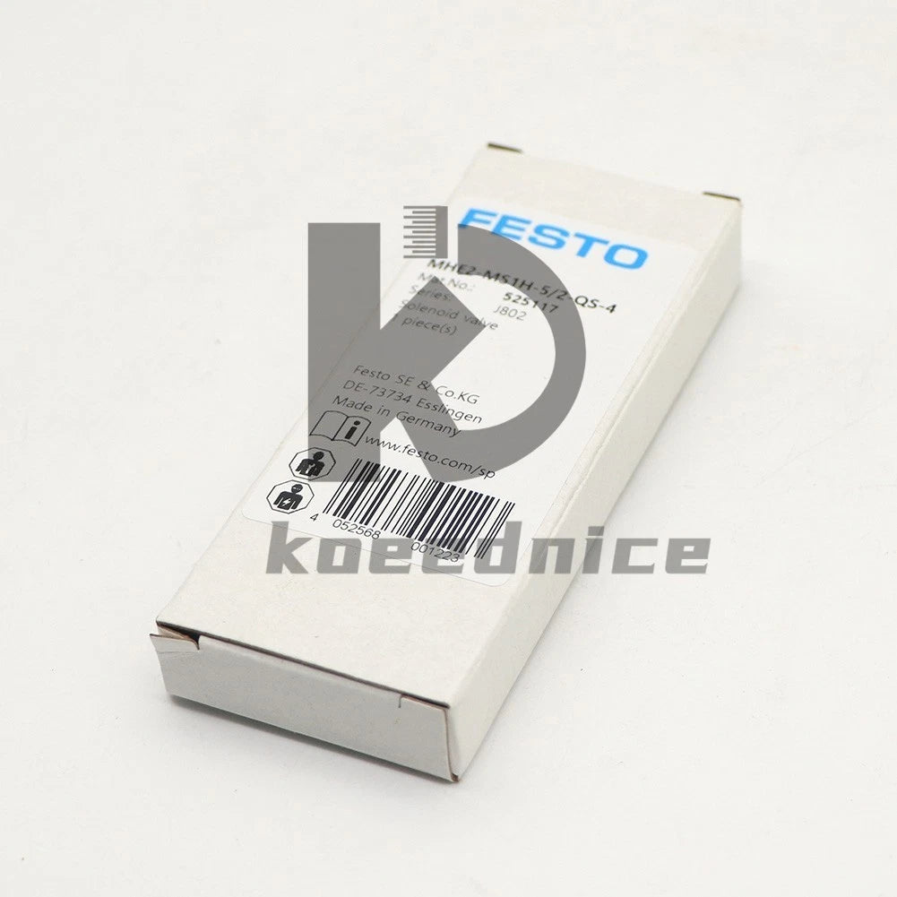 FESTO MHE2-MS1H-5/2-QS-4 525117 Solenoid Valve 1PCS