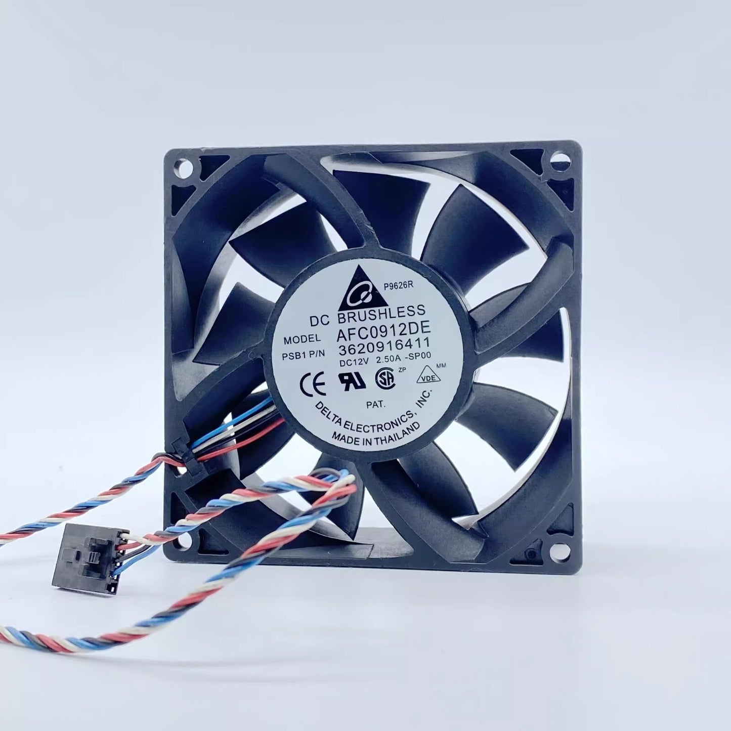 Delta AFC0912DE 9038 DC12V 2.5A 4-Wire Silent Cooling Fan