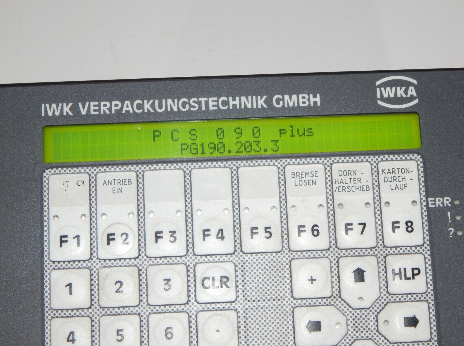Used Control Panel Operator Console LAUER PCS Plus MPI PCS090.m PG 190.203.3 021098 - Reliable Enterprise Control System - LAEGER
