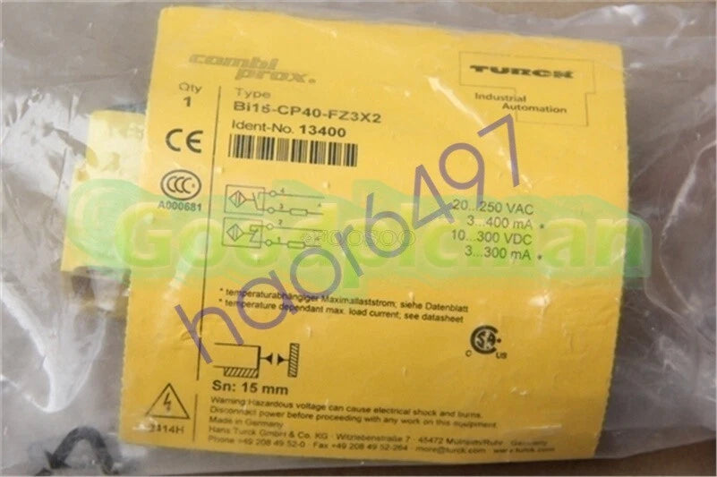 1Pcs Turck BI15-CP40-FZ3X2 Sensor mg
