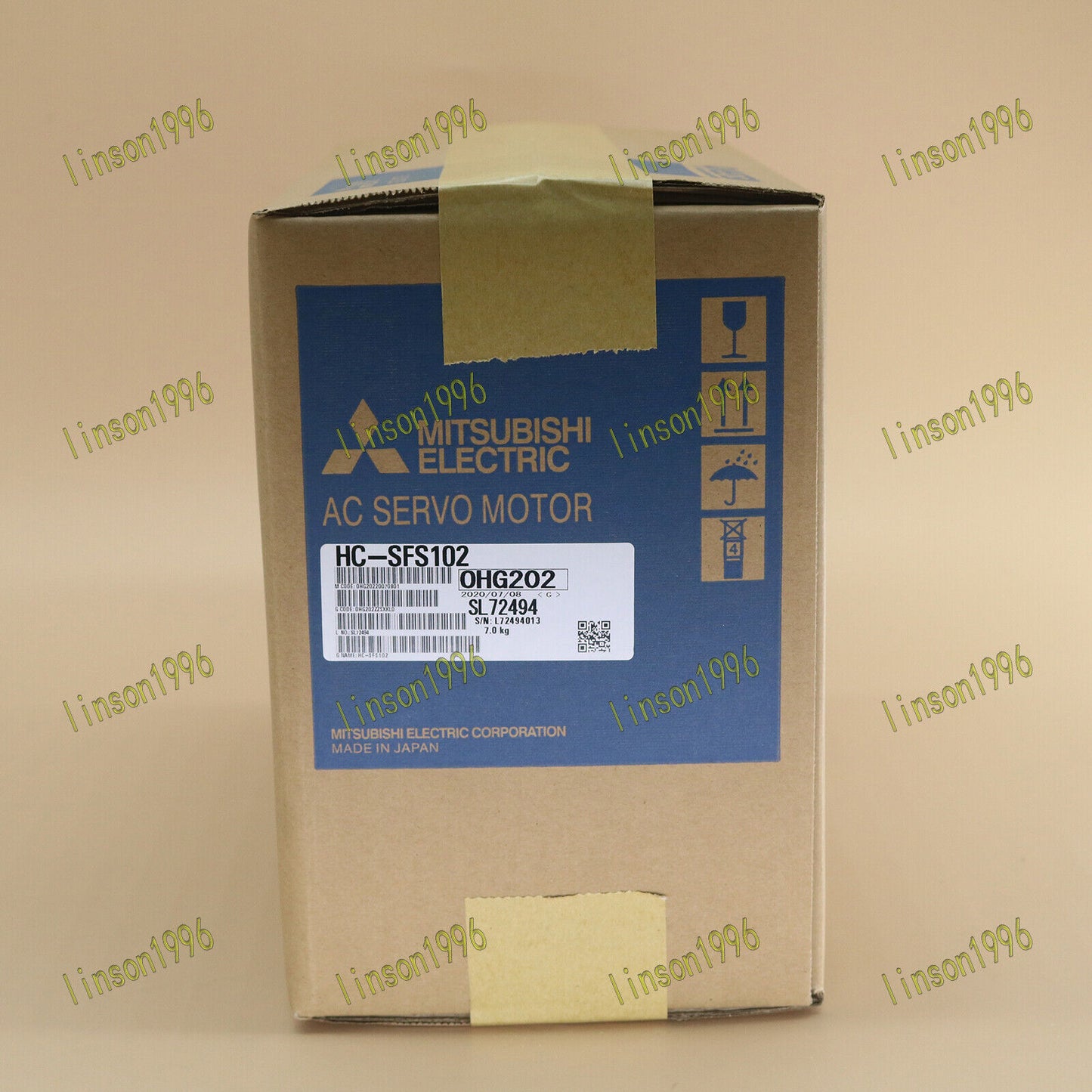New Mitsubishi HCSFS102 Servo Motor in Box - One-Year Warranty - MITSUBISHI