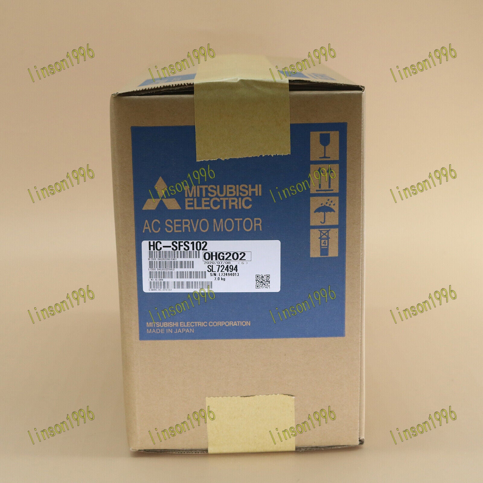 New Mitsubishi HCSFS102 Servo Motor in Box - One-Year Warranty - MITSUBISHI