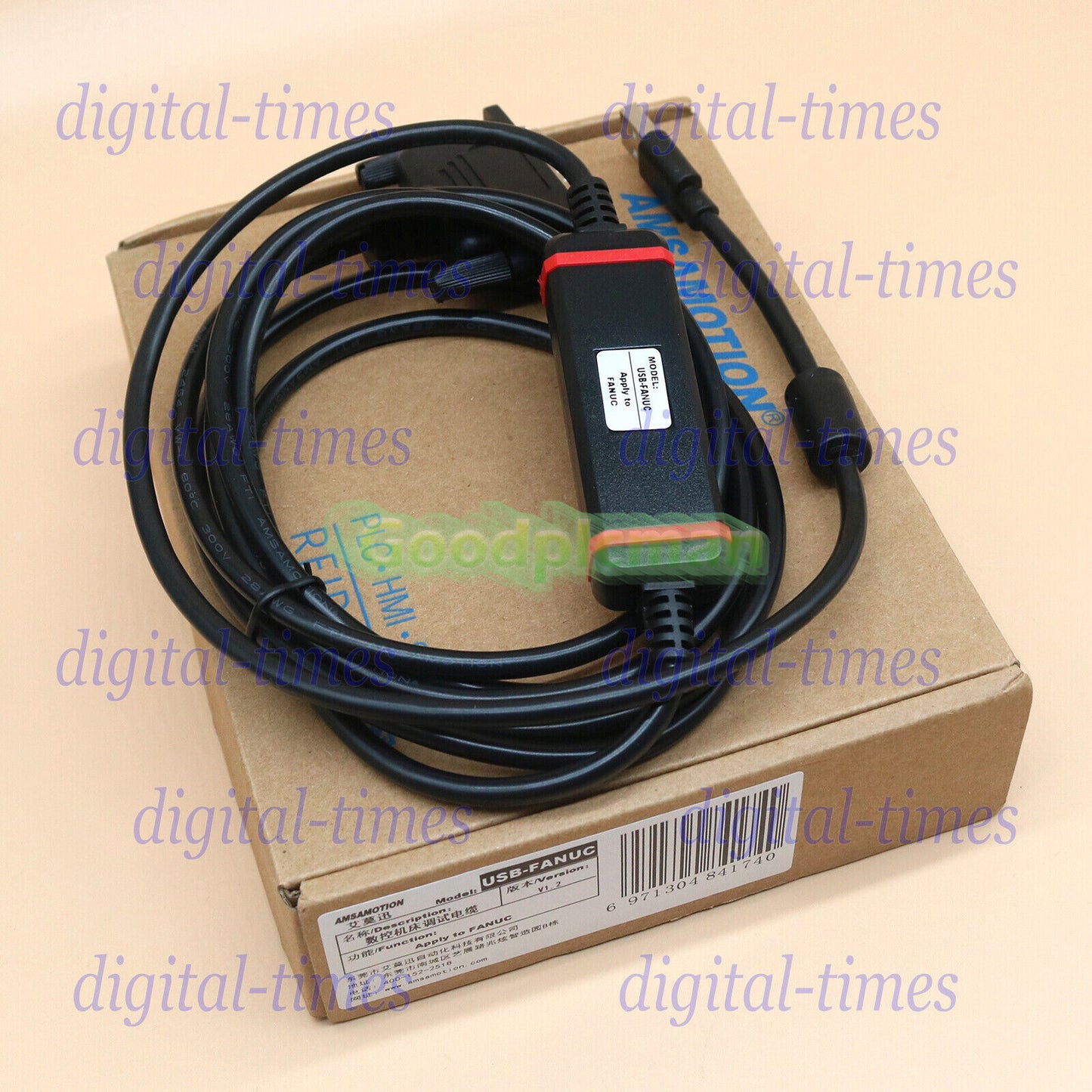 Compatible with For Fanuc RS232 Data Transmission CNC Cable USB-Fanuc 1Pcs/