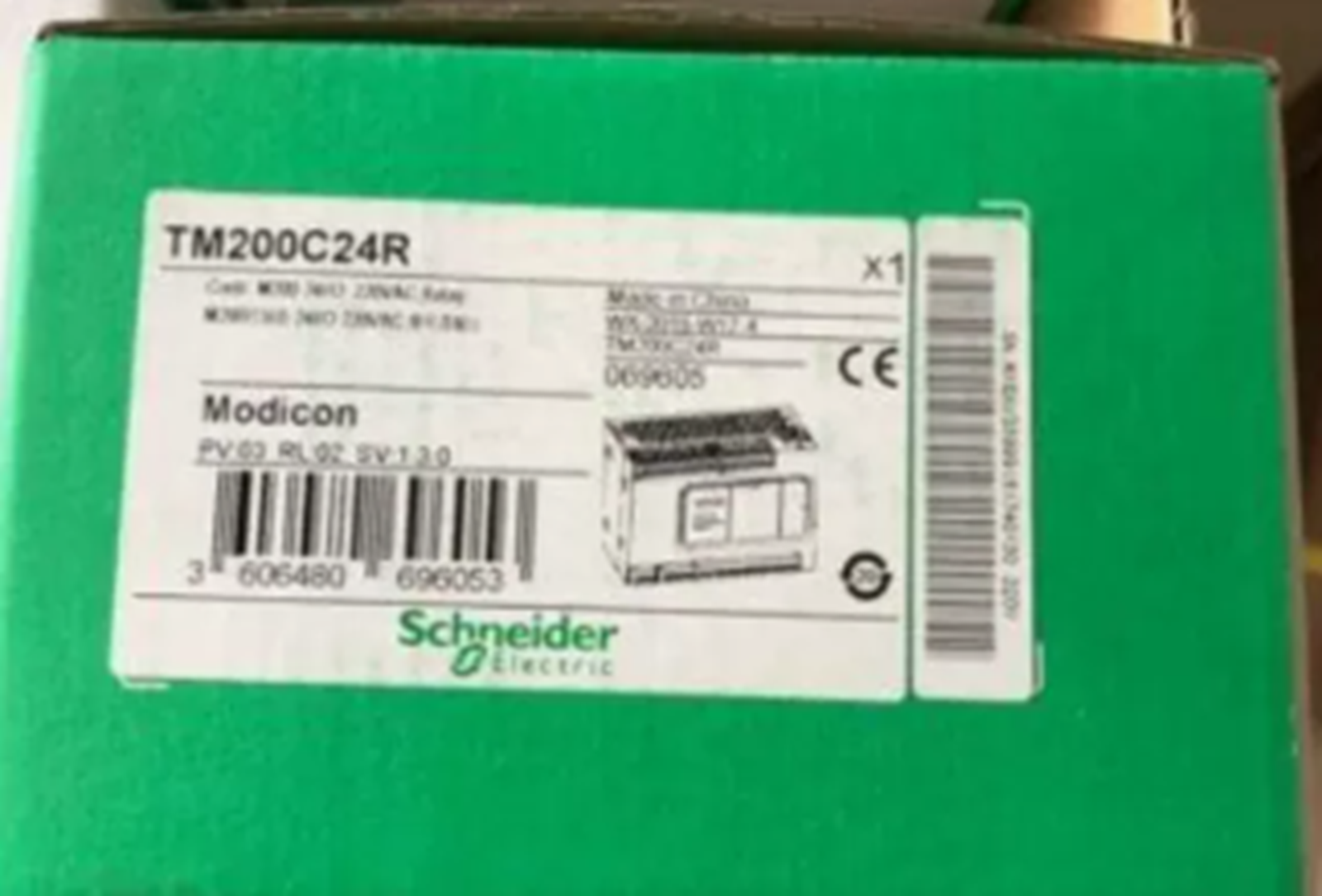 SCHNEIDER TM200C24R PLC Module | Schneider Electric | 220V 50Hz 3Phase PLC Module with 4I/O | Module Controller | Schneider TM200C24R | Schneider PL Controller Module - SCHNEIDER ELECTRIC
