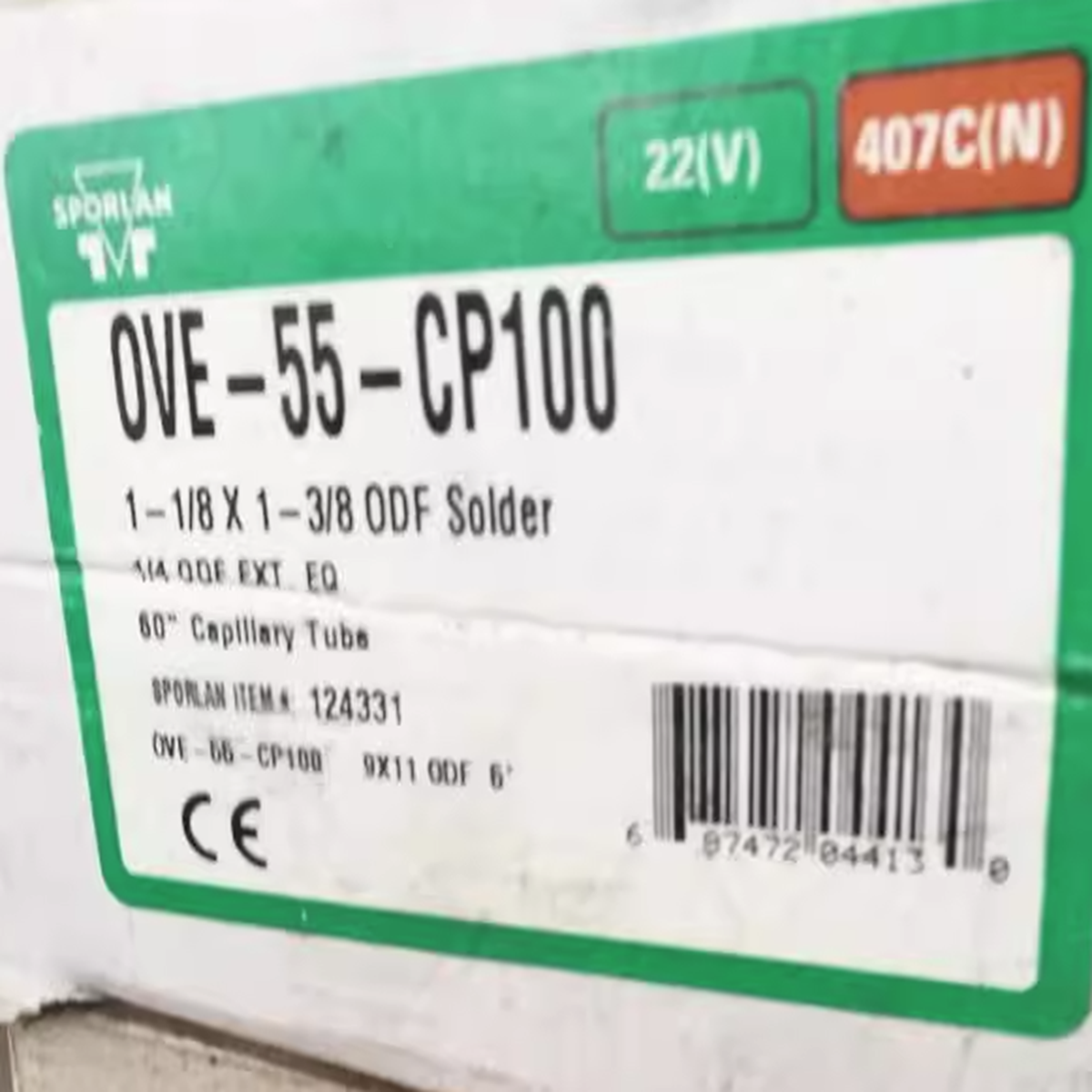 SPORLAN OVE-55-CP100 Thermal Expansion Valve - SPORLAN