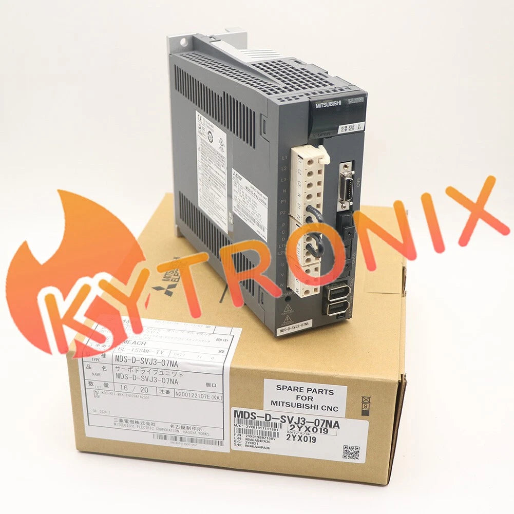 one Mitsubishi servo driver MDS-D-SVJ3-07NA