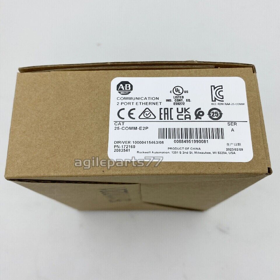 PowerFlex 520 Dual Port Ethernet Adapter New Factory Sealed - AB