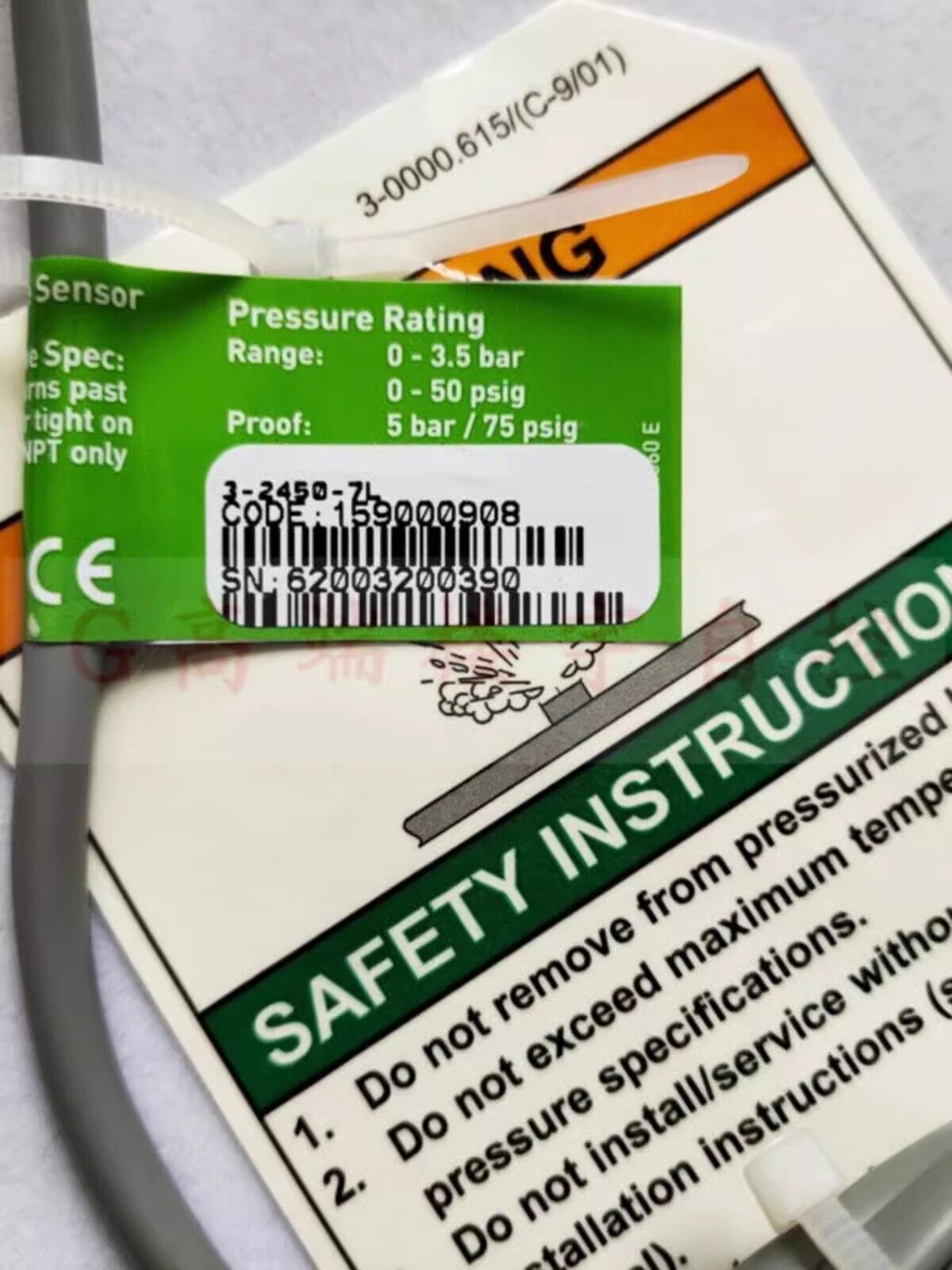 new 1pcs +GF+ Signet Liquid Pressure Transmitter 3-2450-7L Pressure Sensor - SIGNET