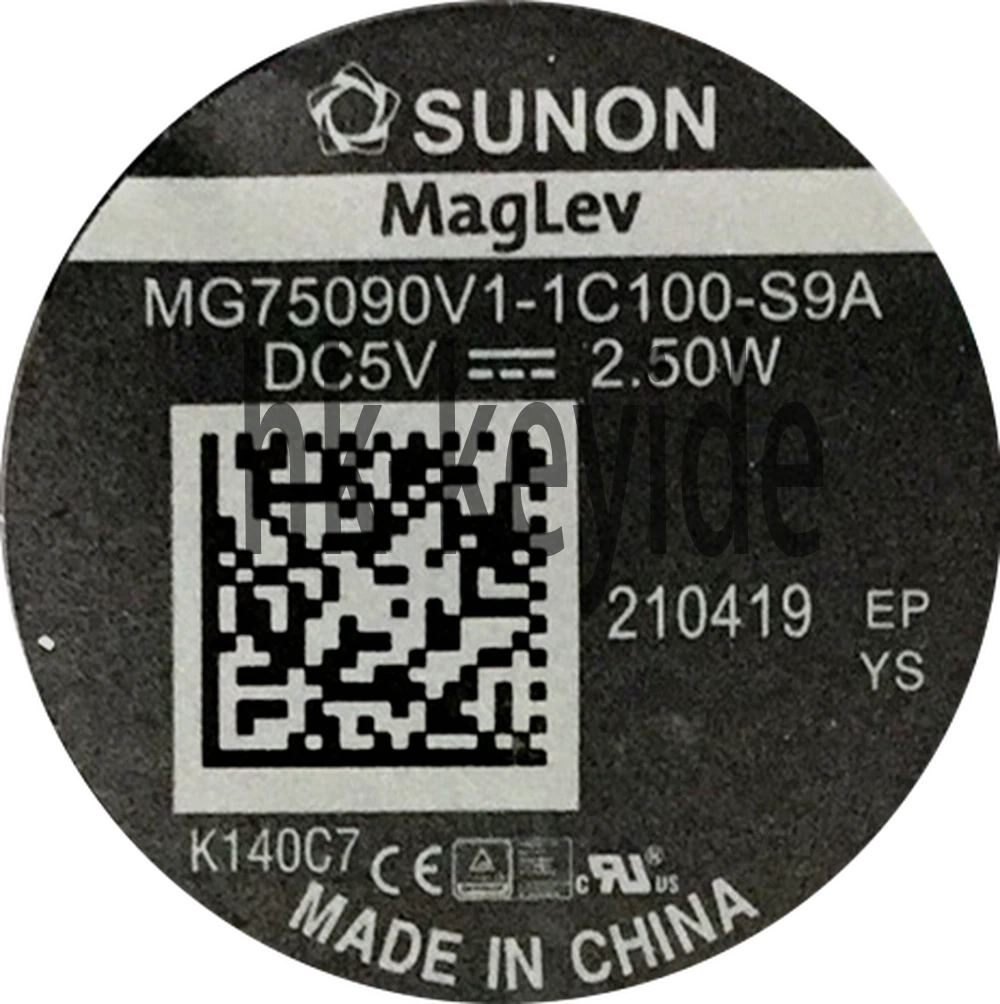 1PCS For SUNON MG75090V1-1C100-S9A DC5V 2.50W 4-wire Cooling Fan