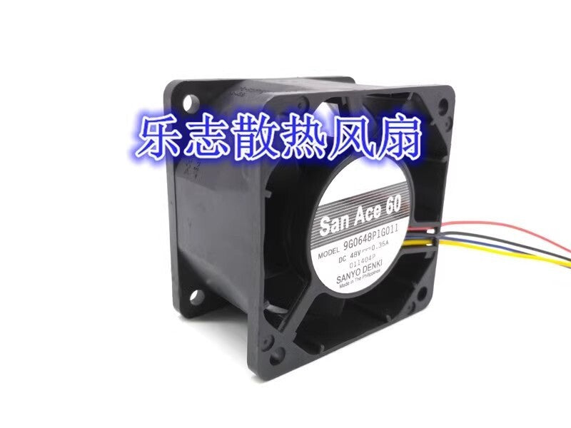 Sanyo SanAce60 9G0648P1G011 6038 DC48V 0.35A 4-Wire 4-Wire Inverter Cooling Fan
