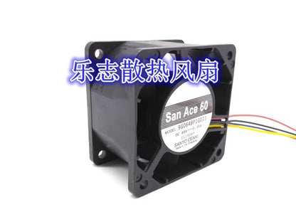 Sanyo SanAce60 9G0648P1G011 6038 DC48V 0.35A 4-Wire 4-Wire Inverter Cooling Fan