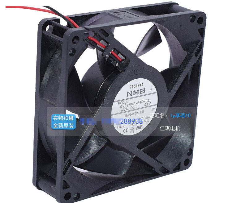 1pcs  NMB 09225VA-24Q-CL 9025 9 cm 24V 0.49A 3-wire high-end inverter fan