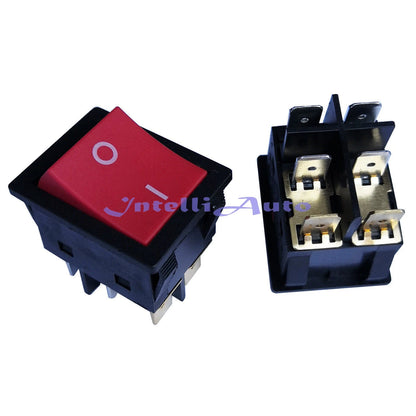 JD03-A1 6Pin 2pcs Rocker Switch 125/250V 30A Inverter Welding Machine button