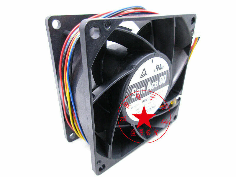 Sanyo 9HV0848P1G0031 8038 8cm 48V 0.85A 4-wire cooling fan