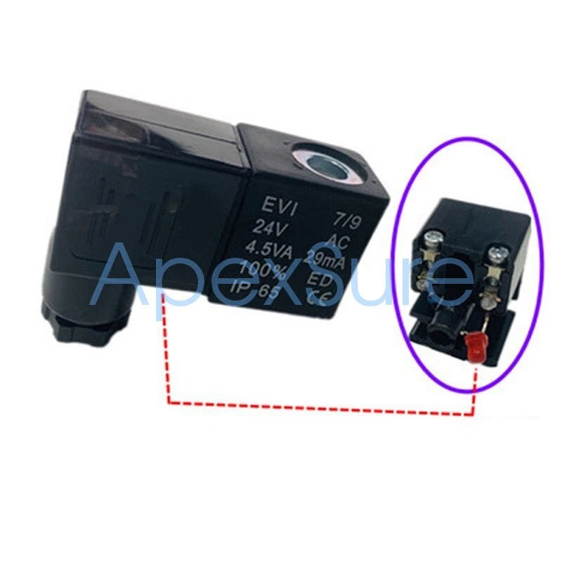 5PCS For Solenoid Valve Coil AC110V 220V 24V 12V AirTAC 4V210-08 310-10 210-08