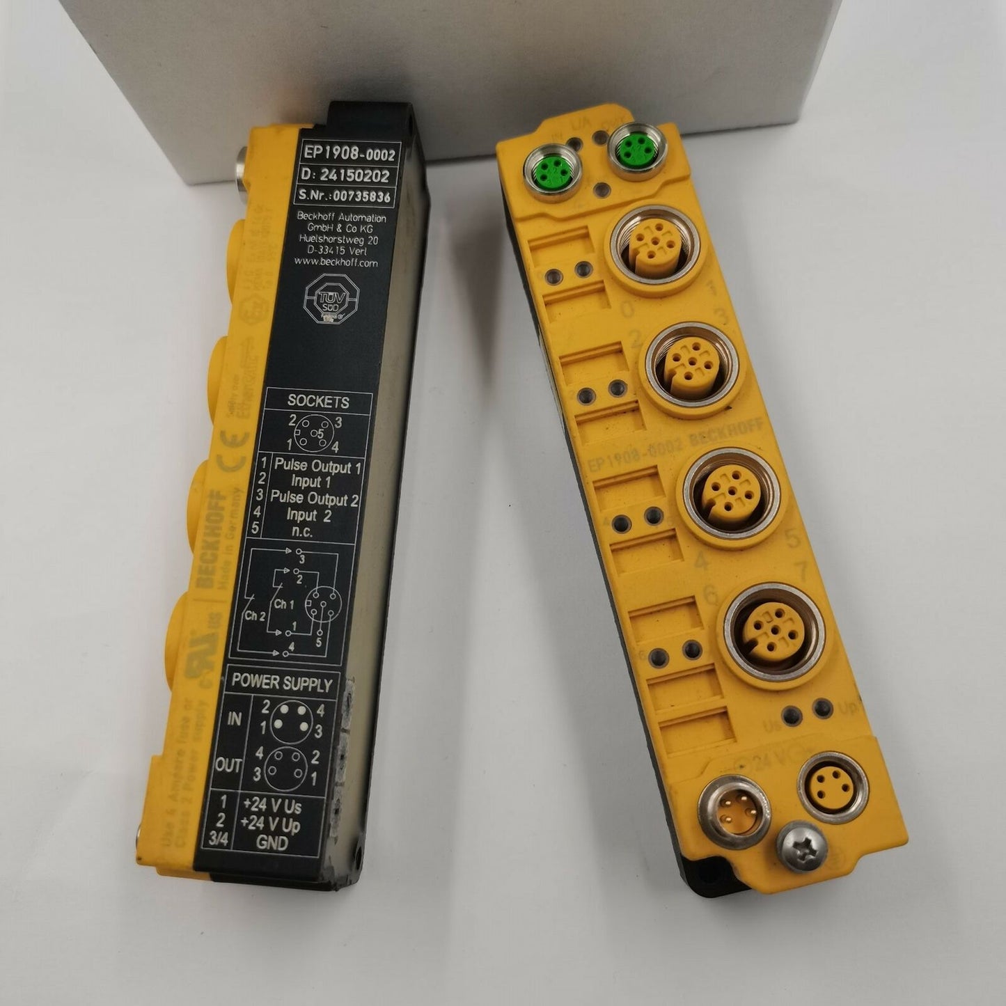 used 1PC BECKHOFF EP1908-0002 EP19080002 PLC Module ping - BECKHOFF