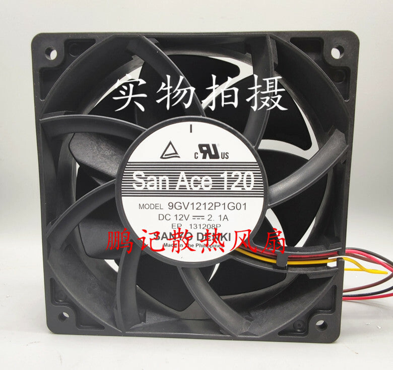 Sanyo 9GV1212P1G0 120X120X38MM DC12V 2.1A PWM cooling fan