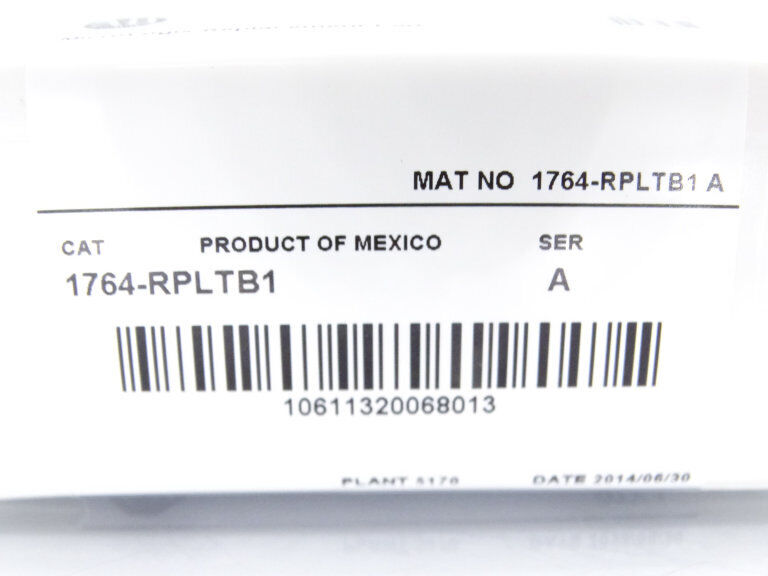 Allen Bradley 1764-RPLTB1 Terminal Block Series A - ALLEN BRADLEY