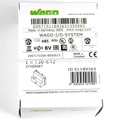 new In-Box WAGO 750-842 DeviceNet Programmable Fieldbus PLC Module with 750-842 specs - WAGO