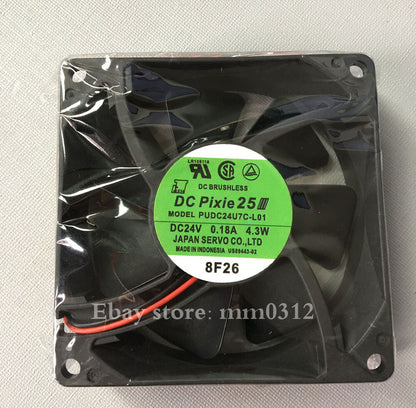 1pcs  SERVO PUDC24U7C-L01 24V0.18A 4.3W 8025 inverter fan