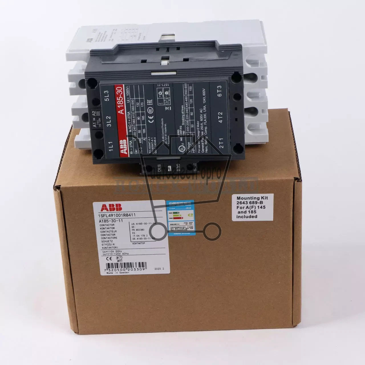 ONE ABB Contactor AC Contactor A185-30-11 185A 110V Fast delivery