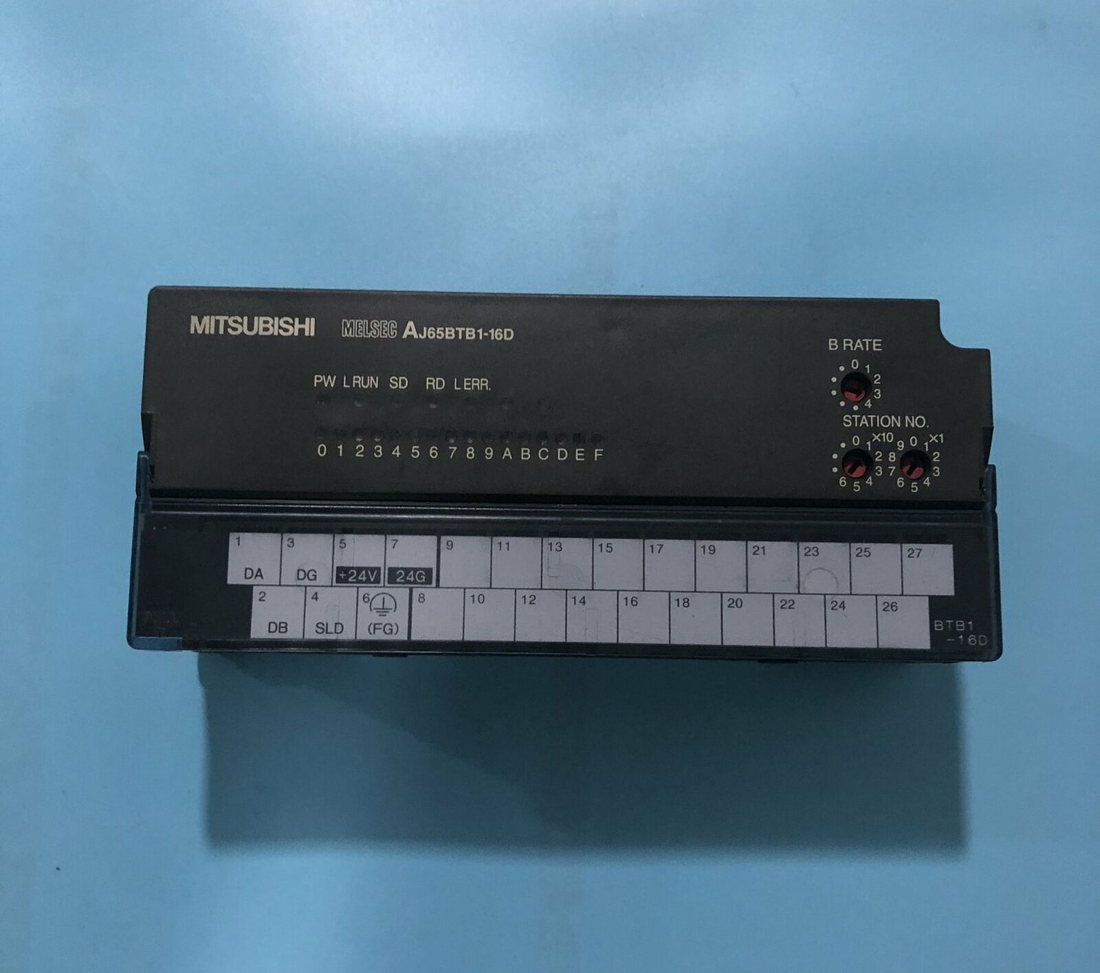 Used Mitsubishi AJ65BTB1-16D Input Unit - Tested Good Condition - MITSUBISHI