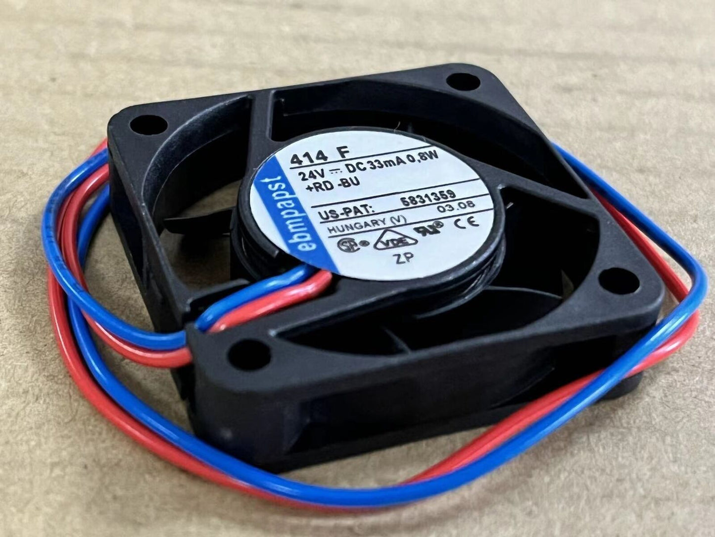 used 1pc for TYP 414F fan 24V 0.8W 4CM 4010 inverter fan 2 wire