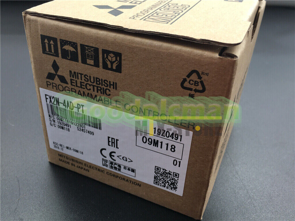 Mitsubishi with box PLC FX2N-4AD-PT IN BOX 1Pcs/