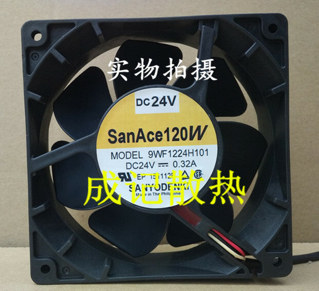 1pcs Sanyo 9WF1224H101 24V 0.32A cooling fan