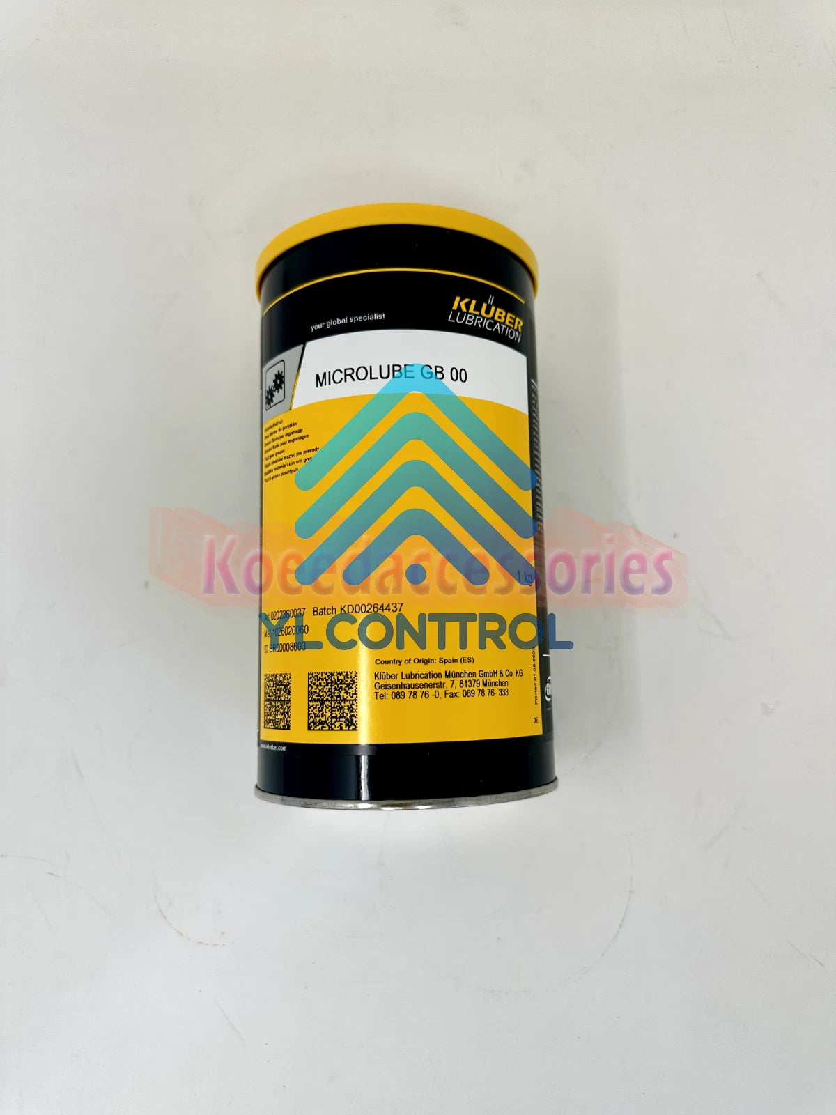 Kluber Microlube GB 00 Mineral Oil Based Lubricant Grease, 1kg