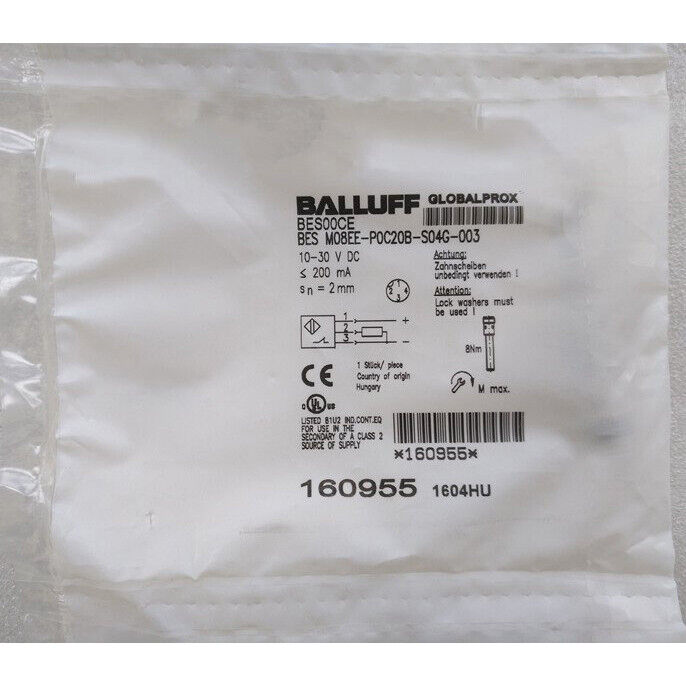 ProximitySensor M08EE-POC20B-S04G-003 Fast - ONE BALLUFF