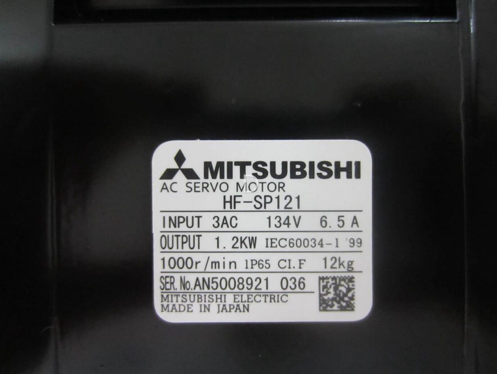 Mitsubishi servo motor HF-SP121 - MITSUBISHI