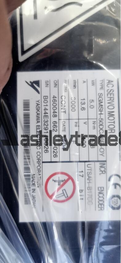 new 1PCS Yaskawa SGMSH-50DCA6F-OY AC SERVO MOTOR