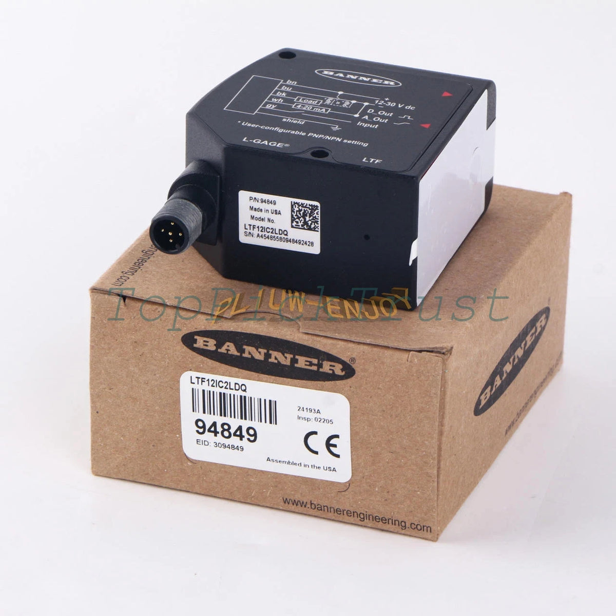1PC LTF12IC2LDQ Laser displacement sensor