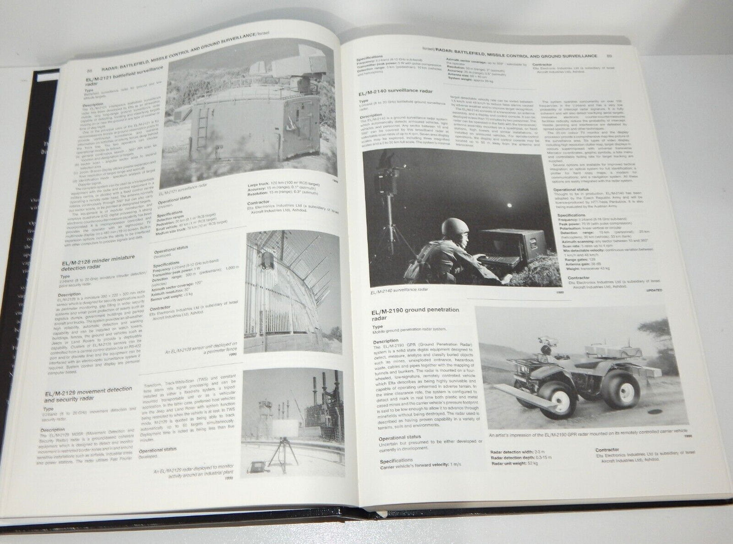 Jane's Radar & Electronic Warfare Systems (1997-98) Military Book - KOEED