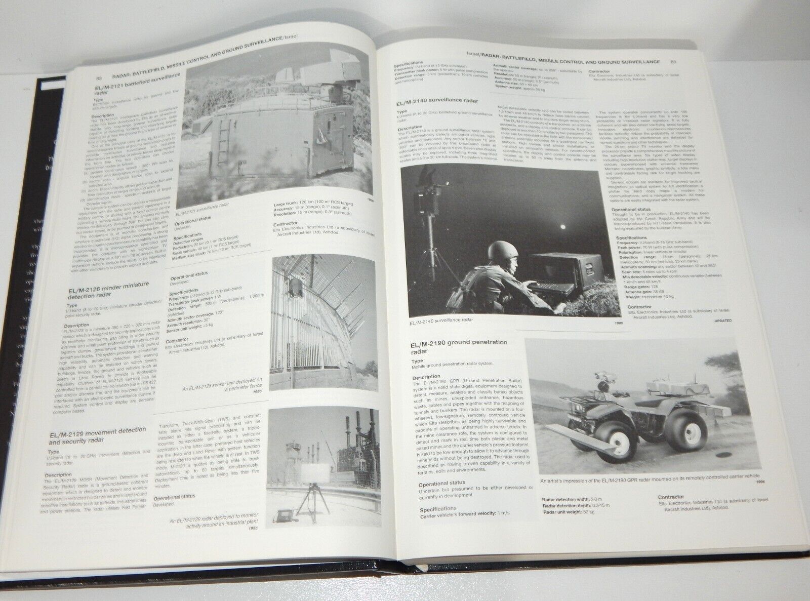 Jane's Radar & Electronic Warfare Systems (1997-98) Military Book - KOEED