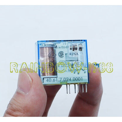 new 50PC/BOX FOR Finder 40.61.7.024.0001 Type 40.61S 24VDC Relay - RTX