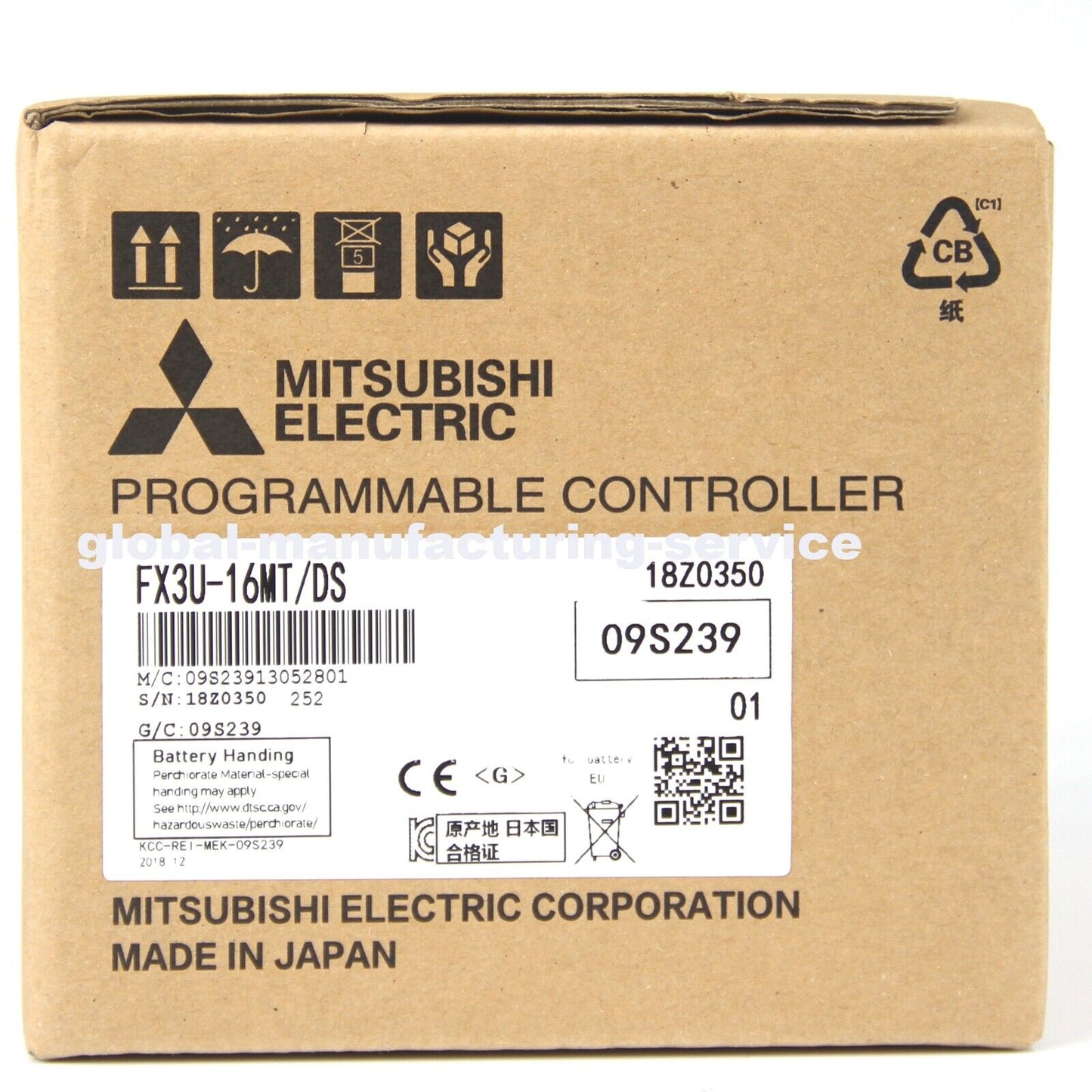 Mitsubishi FX3U-16MT/DS - MITSUBISHI